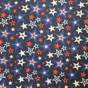 Bandana - Stars on Blue Background
